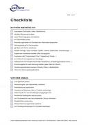 Checkliste