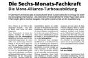 Mehr erfahren für Turbo-Ausbildung der Move Alliance im Fachmagazin vorgestellt