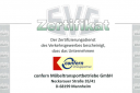 Mehr erfahren für confern erneut nach ISO 9001 und ISO 14001 zertifiziert