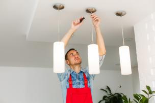 Our craftsman will be happy to take care of the installation of your ceiling lamp